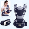 Cartdropship - Ergonomic Baby Carrier Infant Baby Hipseat Carrier 3 In 1 Front Facing Ergonomic Kangaroo Baby Wrap Sling
